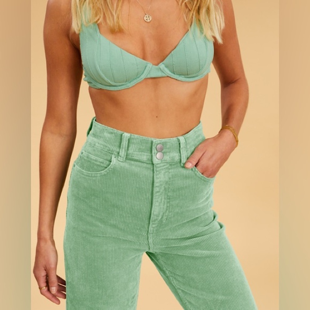 Billabong x Salty Blonde High-Waisted Corduroy Pants - Picture 6 of 12